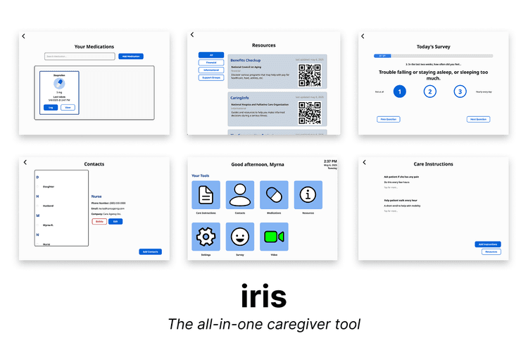 Iris: a system to collaboratively care for a patient in palliative care